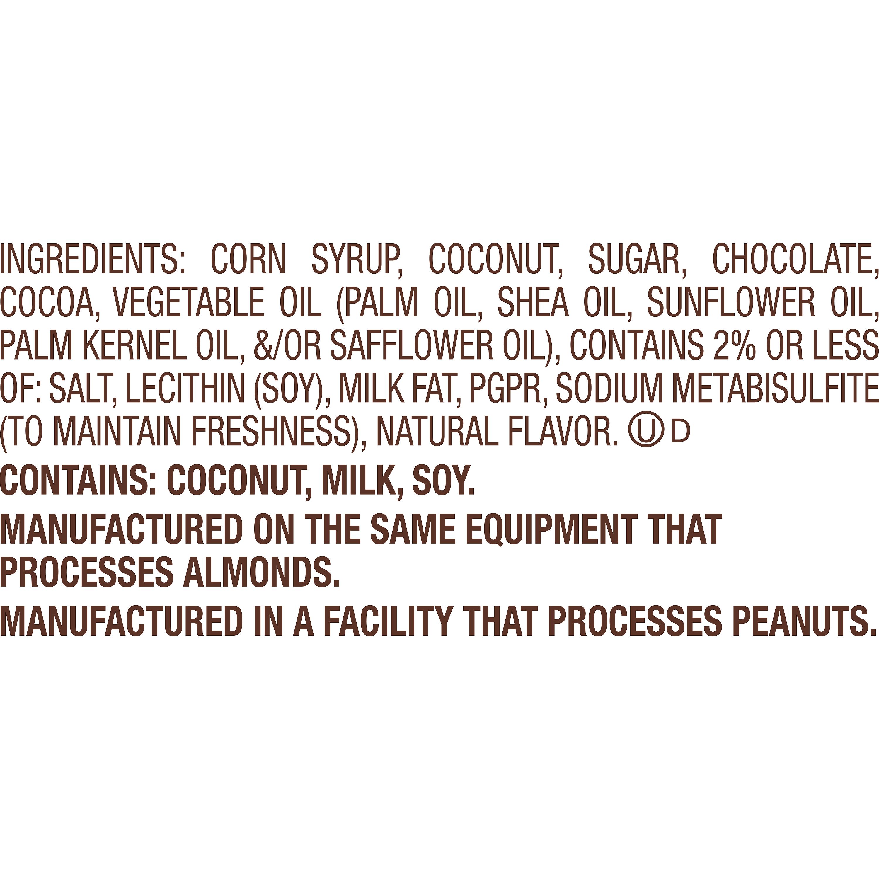 MOUNDS Dark Chocolate and Coconut Candy Bars, 1.75 oz (24 Count) $27.99