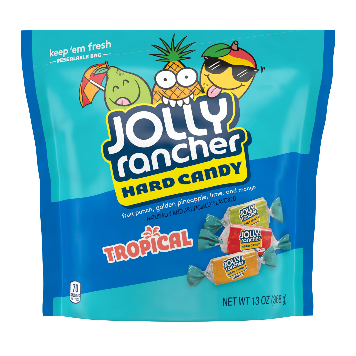 JOLLY RANCHER Tropical Hard Candy 13oz Candy Bag $5.99