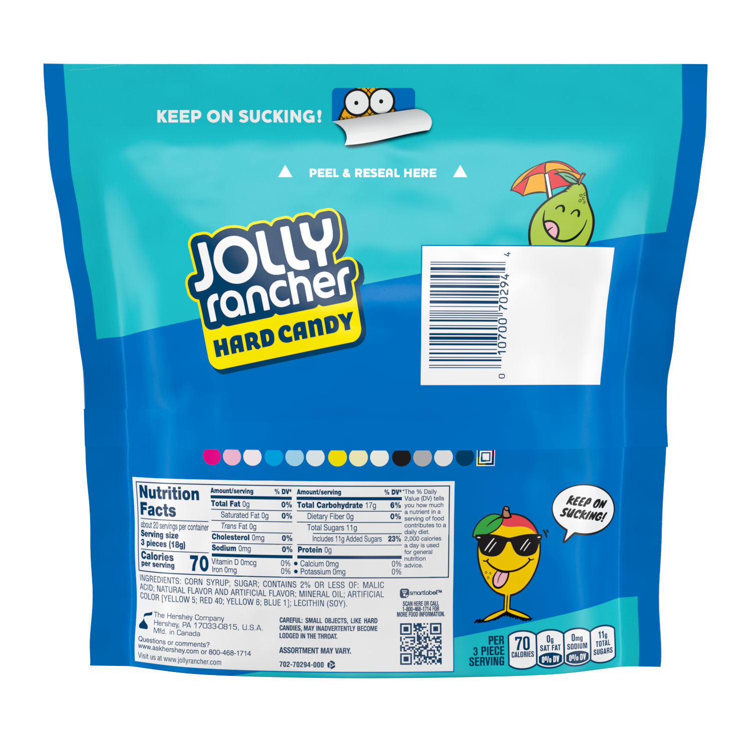 JOLLY RANCHER Tropical Hard Candy 13oz Candy Bag $5.99