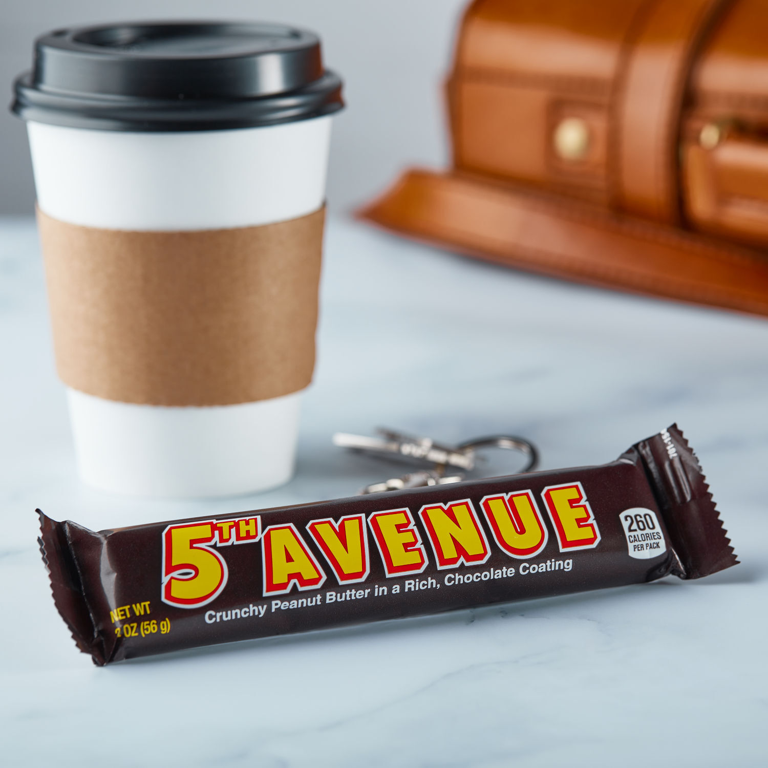 5TH AVENUE Chocolate Coated Peanut Butter Candy Bars, 2 oz (18 Count) $20.99