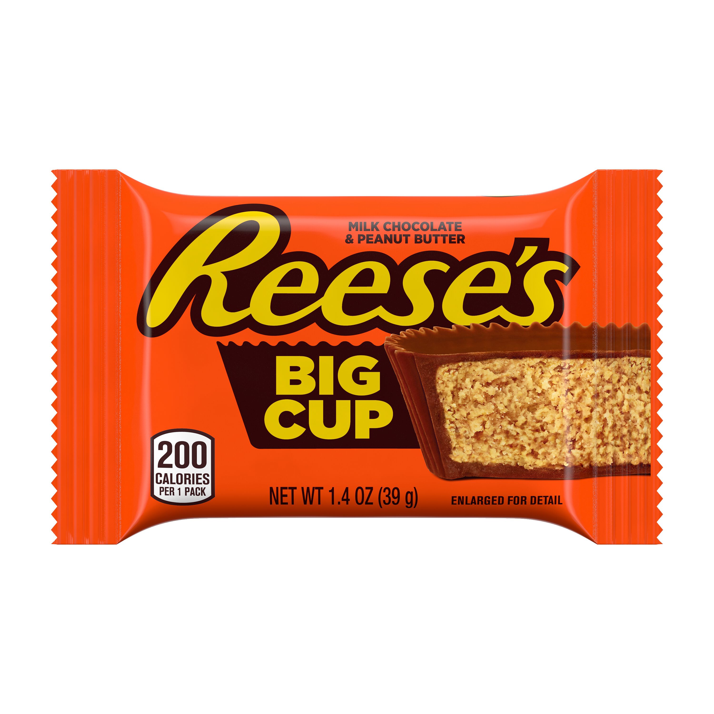REESE'S BIG CUP Milk Chocolate Peanut Butter Cups, 1.4 oz (16 Count) $18.99