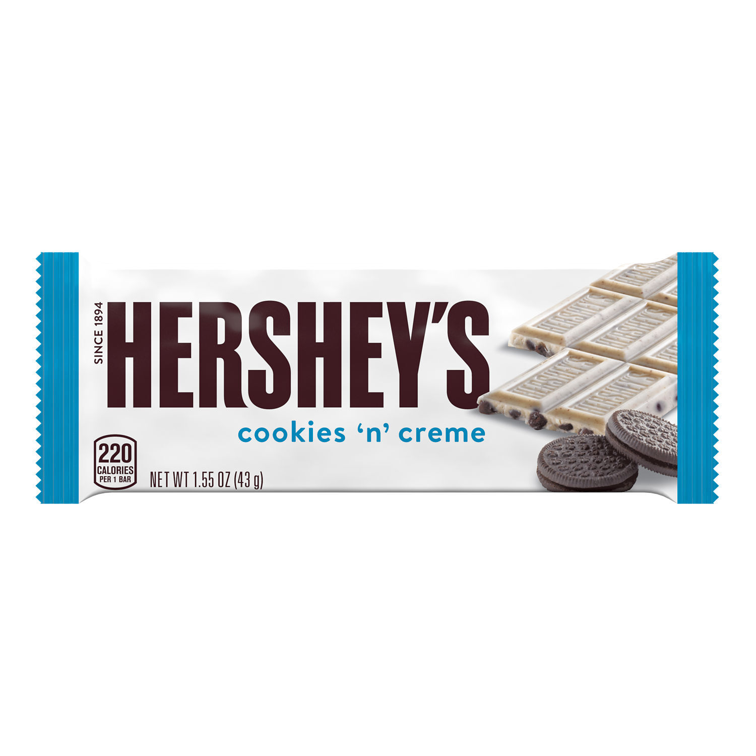 HERSHEY'S Cookies 'n' Creme Candy Bars, 1.55 oz (36 Count) $41.99 3 HERSHEY'S Cookies 'n' Creme Candy Bars, 1.55 oz (36 Count) $41.99