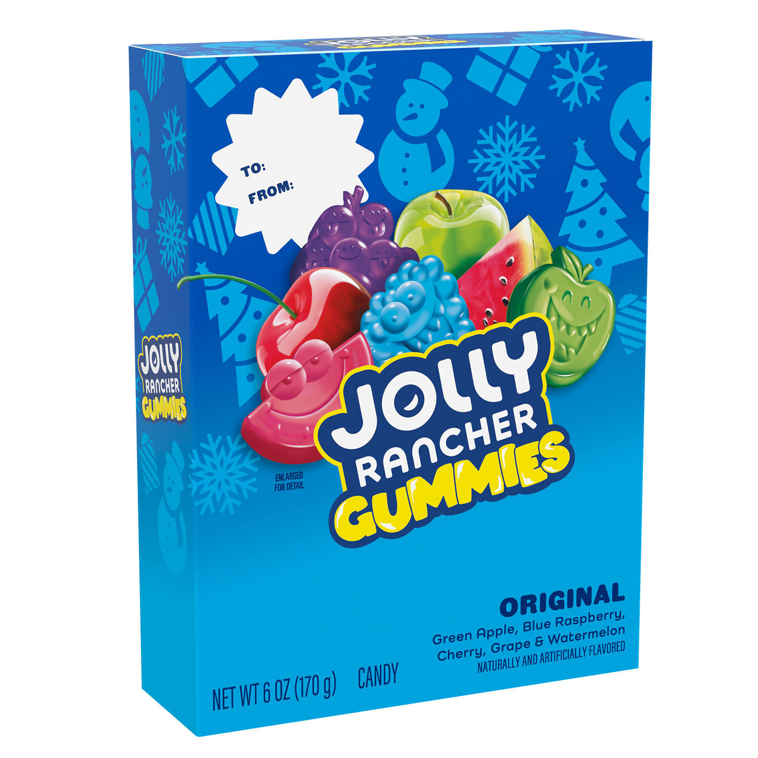 JOLLY RANCHER Original Fruit Flavored Gummies, Christmas Candy Gift Box, 6 oz $3.99