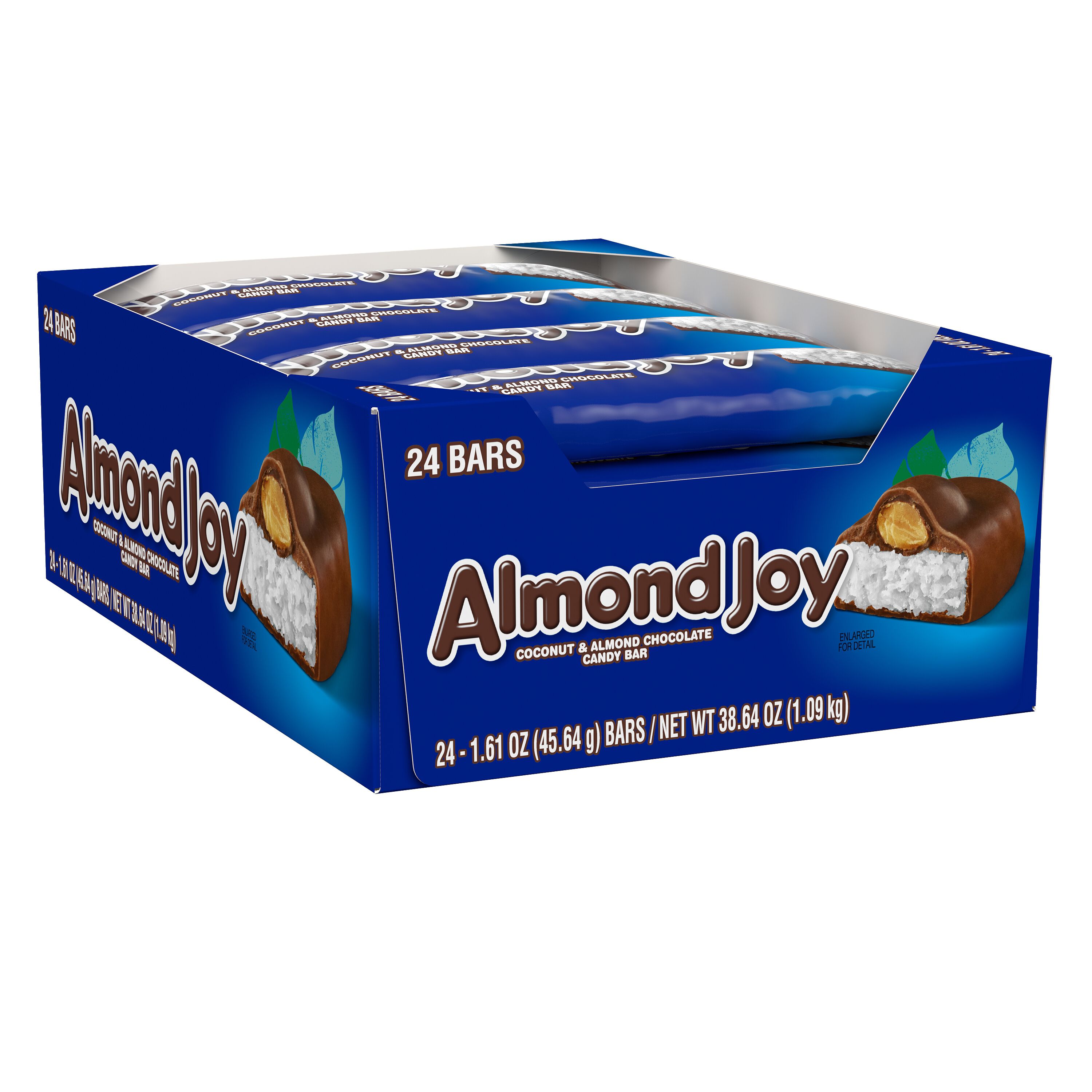 ALMOND JOY Coconut and Almond Chocolate Candy Bars, 1.61 oz (24 Count) $27.99