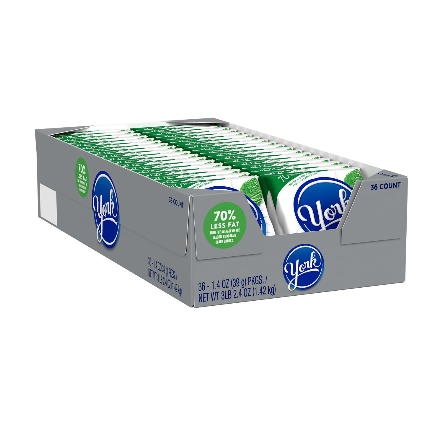 YORK Dark Chocolate Peppermint Patties Candy Packs, 1.4 oz (36 Count) $41.99