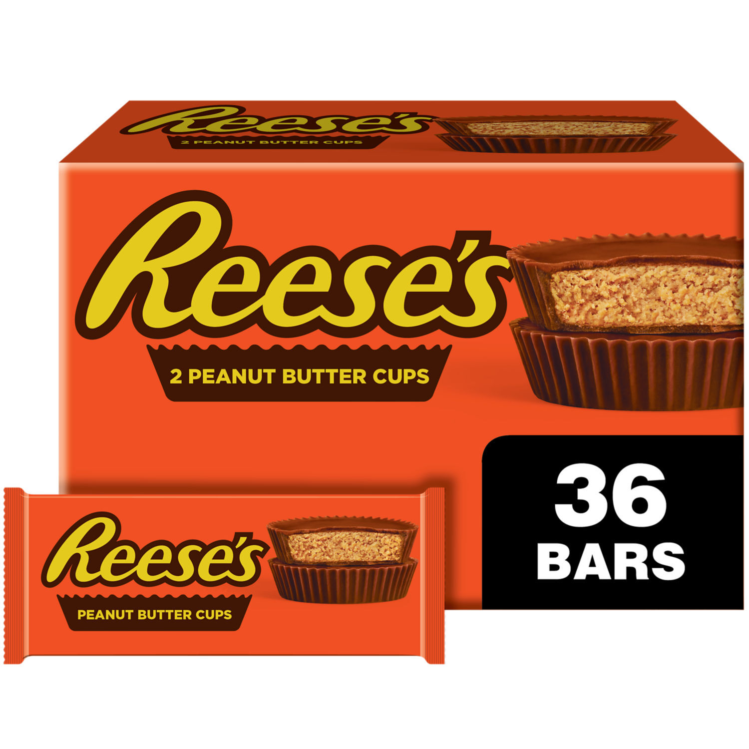 REESE'S Milk Chocolate Peanut Butter Cups, 1.5 oz (36 Count) $41.99
