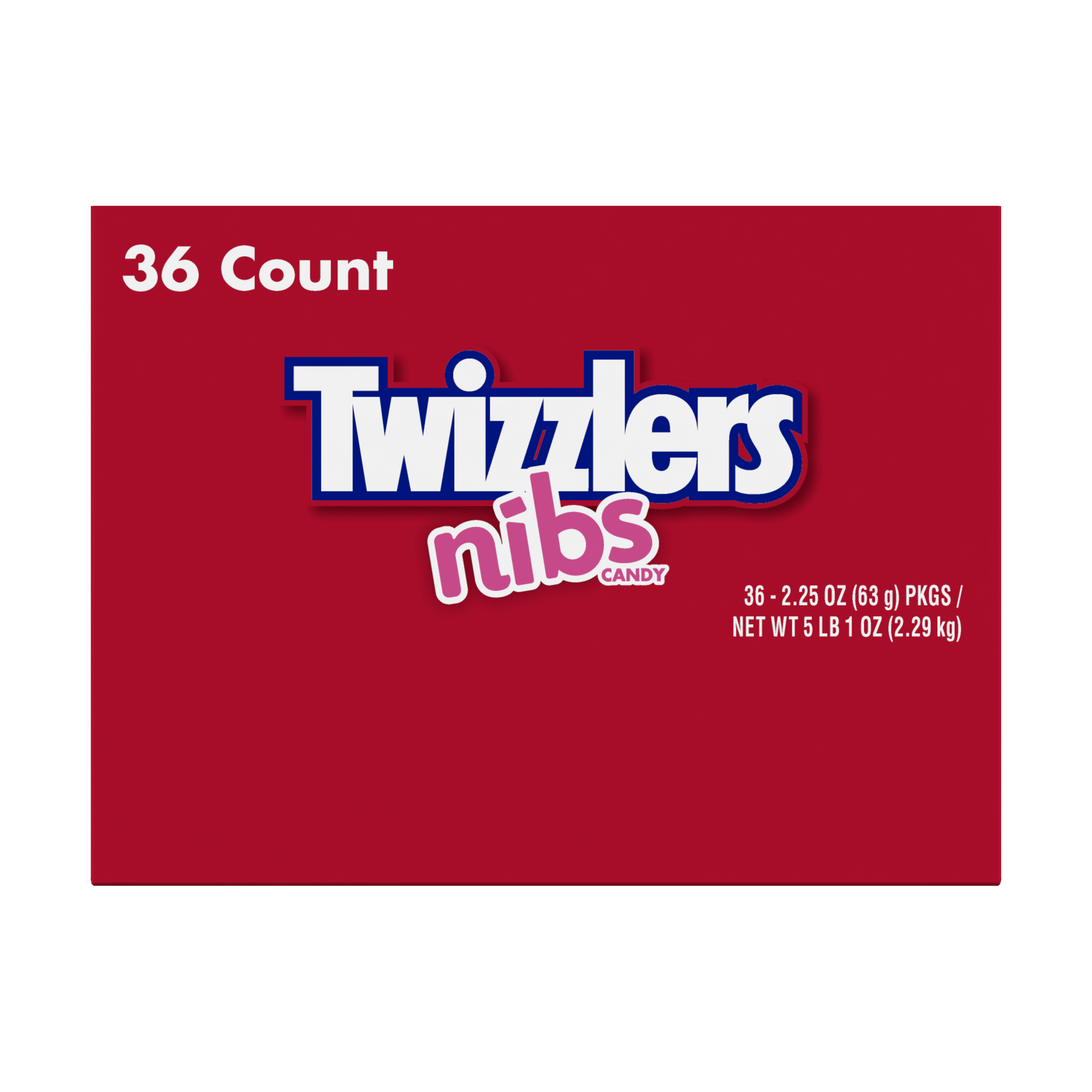 TWIZZLERS NIBS Cherry Flavored Licorice Style Candy Bags, 2.25 oz (36 Count) $41.99