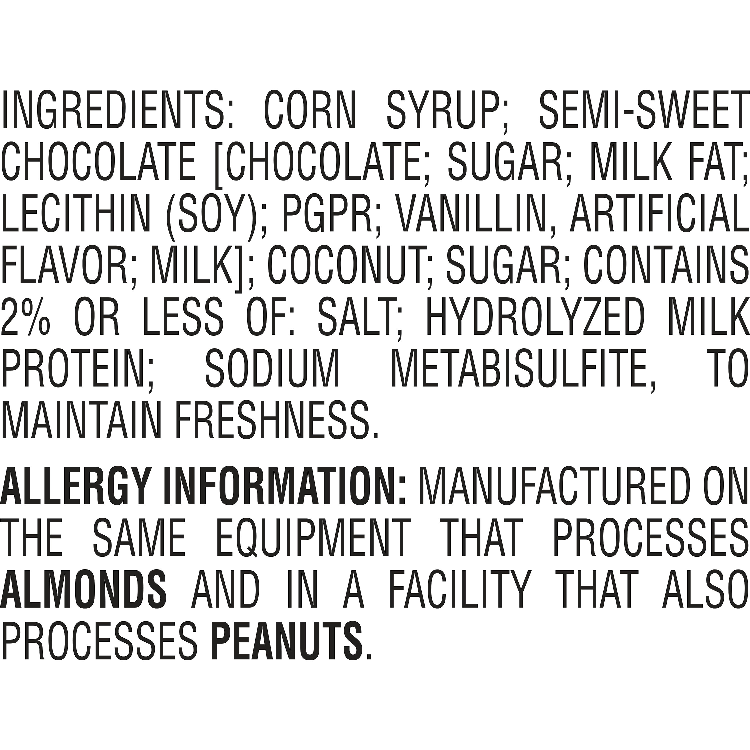 MOUNDS Dark Chocolate and Coconut Snack Size, Candy Bars Bag, 11.3 oz $5.99