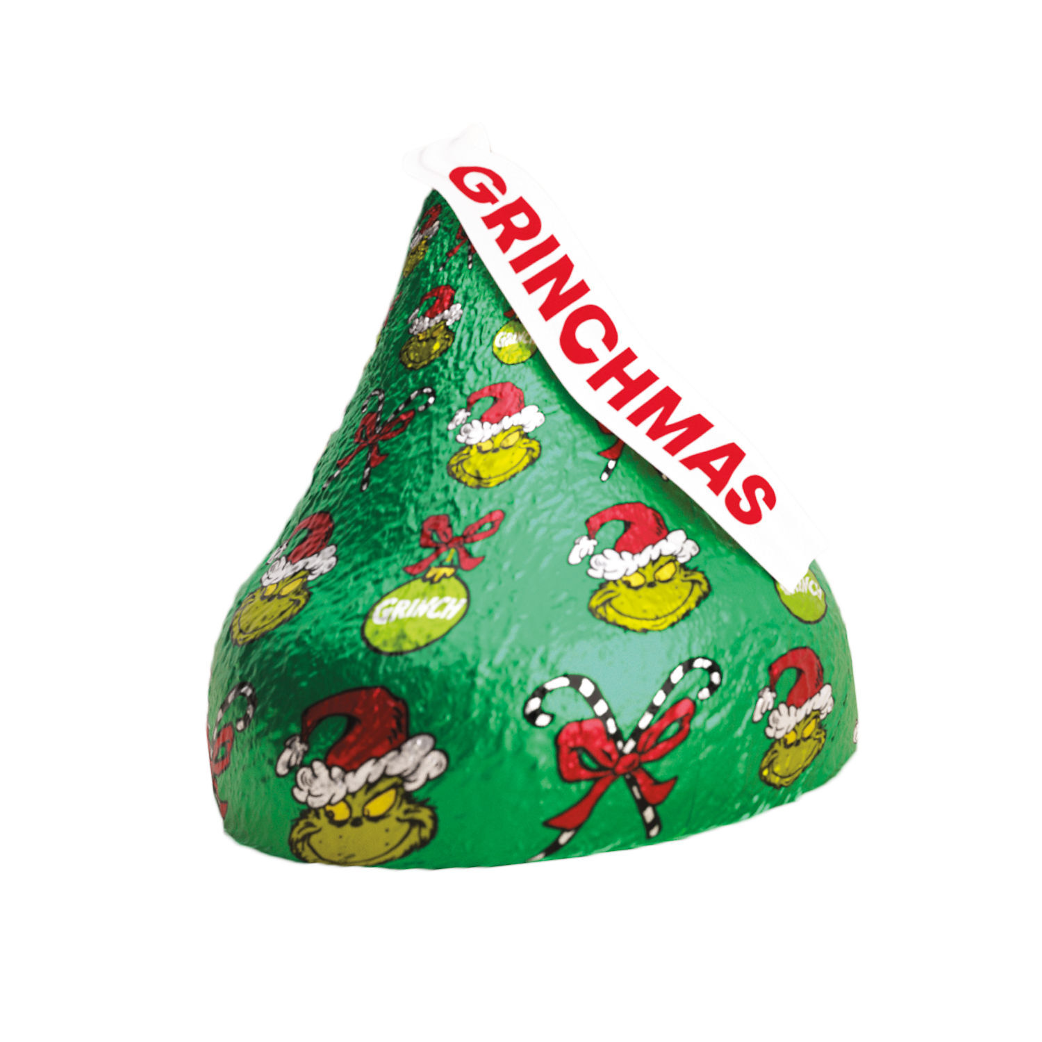 HERSHEY'S KISSES Grinch Solid Milk Chocolate, Christmas Candy Gift Box, 1.45 oz $2.99