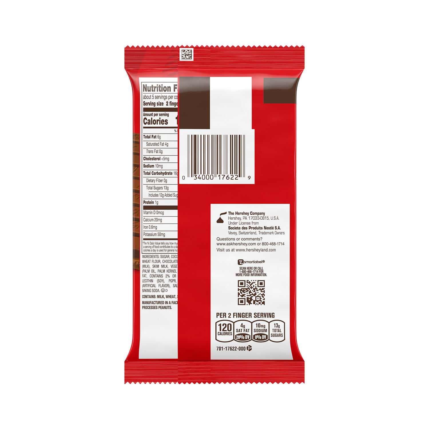 KIT KAT® Milk Chocolate Wafer XL Candy Bar, 4.3 oz (10 Pieces) $3.49